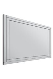 MirrorOutlet All Glass Bevelled Large Dress Mirror 144 x 115.5CM 4ft8 x 3ft9 in Silver - Size: 1 Pack - thumbnail 5