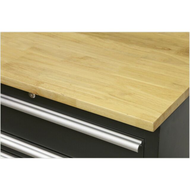 Loops 1550mm Hardwood Worktop for ys02602 & ys02604 Modular Floor Cabinets - image 1