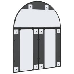 Berkfield Home Wall Mirror Black 80x100 cm Arch Iron - thumbnail 5