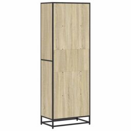 Berkfield Home Bookcase Sonoma Oak 60x35x170.5 cm Engineered Wood in Brown - thumbnail 6