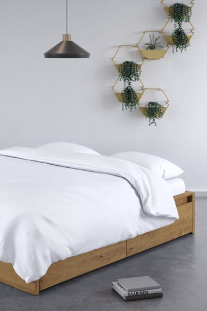 Panda London 100% Bamboo Duvet Cover in White - Size: King - image 1