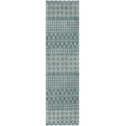 THE RUGS Soft Moroccan Diamond Shaggy Rugs & Runner Duck Egg Blue Living Room - Size: 140 cm x 200 cm - thumbnail 8
