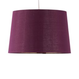 First Choice Lighting Zoey - Burgundy with Gold Inner 28cm Easy Fit Pendant or Lamp Shade - thumbnail 2