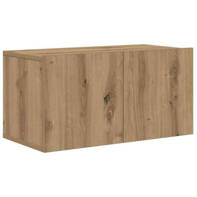 Berkfield Home TV Cabinet Set Artisan Oak Engineered wood TV Cabinet Rectangular in Brown - image 1