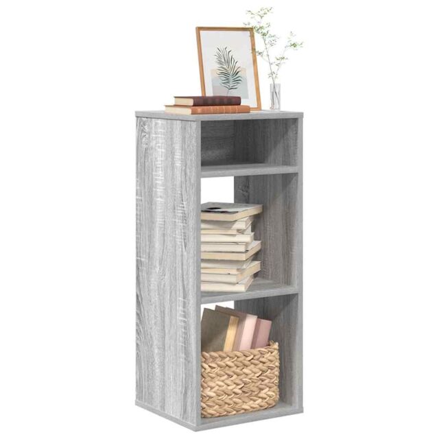 Berkfield Home Book Cabinet Grey Sonoma 34x31x80 cm Engineered Wood - Size: 34 x 31 x 80 cm - image 1