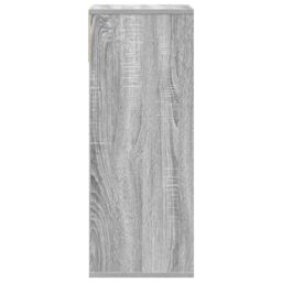 Berkfield Home Book Cabinet Grey Sonoma 34x31x80 cm Engineered Wood - Size: 34 x 31 x 80 cm - thumbnail 5