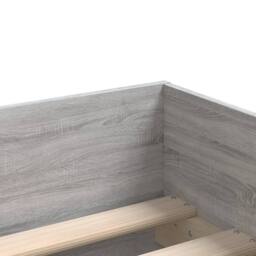 Berkfield Home Bed Frame with Drawers without Mattress Grey Sonoma 90x190 cm Single - thumbnail 9