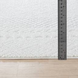 Livabliss Freud-Modern Ivory Black Brown High Pile Living Dining Bedroom Rug - Size: 160 cm x 215 cm - thumbnail 7
