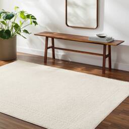 Livabliss Freud-Modern Ivory Black Brown High Pile Living Dining Bedroom Rug - Size: 160 cm x 215 cm - thumbnail 8