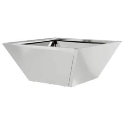 Berkfield Home Garden Bowl Planter 35x35x15 cm Galvanized Steel in Silver - Size: 35 x 35 x 15 cm - thumbnail 7