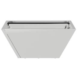 Berkfield Home Garden Bowl Planter 35x35x15 cm Galvanized Steel in Silver - Size: 35 x 35 x 15 cm - thumbnail 6