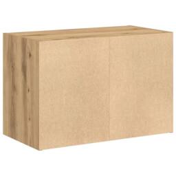 Berkfield Home Cabinet with 2 Drawers Artisan Oak 60x31x40 cm Engineered Wood in Brown - Size: 60 x 31 x 40 cm - thumbnail 7