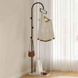 Ventryn Contemporary Iron Standing Coat Rack for Bedroom Living Room in Black - thumbnail 5