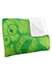 Jim Henson Signature Collection Green Monsters Silky Touch Super Soft Throw Blanket 152 X 127 cm in White - thumbnail 3