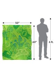 Jim Henson Signature Collection Green Monsters Silky Touch Super Soft Throw Blanket 152 X 127 cm in White - thumbnail 5