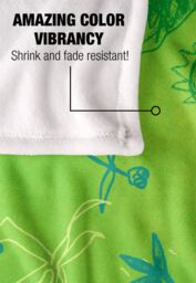 Jim Henson Signature Collection Green Monsters Silky Touch Super Soft Throw Blanket 152 X 127 cm in White - thumbnail 4