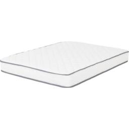 "Seconique Yasmin 4'6"" Roll-Up Mattress 20cm (Pocket Spring) in White - Size: Double" - thumbnail 1