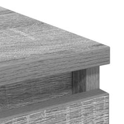 Berkfield Home Sideboard Grey Sonoma 100x35x99 cm Engineered Wood - Size: 100 x 35 x 99 cm - thumbnail 9