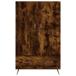 Berkfield Home Highboard Smoked Oak 69.5x31x115 cm Engineered Wood in Brown - thumbnail 6