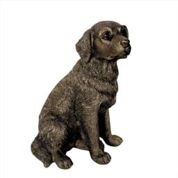 Animal Crackers Retriever Dog Figurine, Leonardo Reflections Bronzed, Gift Boxed in Bronze - thumbnail 5
