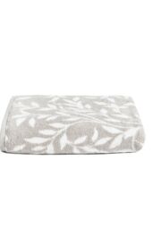 Dreams & Drapes 'Sandringham' 100% Cotton Jacquard Towel in Light Grey - thumbnail 3