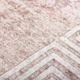 Berkfield Home Rug Washable 80x150 cm Beige Anti Slip - Size: 100 cm diameter - thumbnail 4