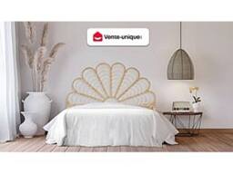 Vente-unique Headboard 160 Cm - Rattan - Natural - FLOSIA in Light Oak - Size: Double - thumbnail 4