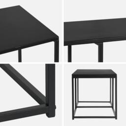 sweeek 140cm Urban-style Tv Unit Metal in Black - thumbnail 3