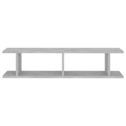 Berkfield Home Wall Shelf 2 pcs Concrete Grey 90x18x20 cm Engineered Wood - Size: 90 x 18 x 20 cm - thumbnail 5