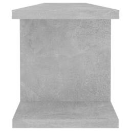 Berkfield Home Wall Shelf 2 pcs Concrete Grey 90x18x20 cm Engineered Wood - Size: 90 x 18 x 20 cm - thumbnail 6