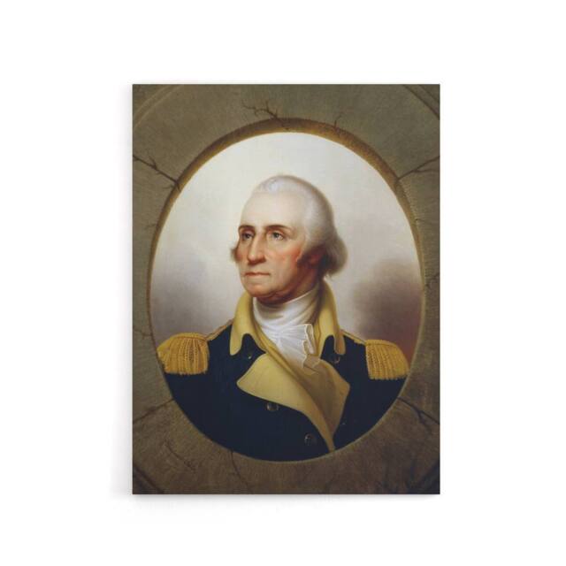 "Artery8 Rembrandt Peale George Washington Canvas Wall Art Print - Size: W18"" x H24""" - image 1