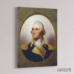 "Artery8 Rembrandt Peale George Washington Canvas Wall Art Print - Size: W18"" x H24""" - thumbnail 2