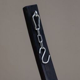 Primrose Sage Hammock with Charcoal Wooden Stand in Green - thumbnail 9