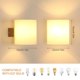 Pheashine Wooden LED Wall Light, 4W 3-Color, Scandinavian Style, E27 Socket in Light Brown - thumbnail 4