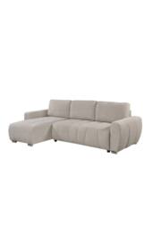 More4Homes Vienna 3 Seater Fabric Pull Out Sofa Bed in Beige - thumbnail 2