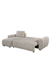 More4Homes Vienna 3 Seater Fabric Pull Out Sofa Bed in Beige - thumbnail 4