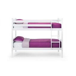 Ashfield Modern White Bunk Bed - Size: Single - thumbnail 2