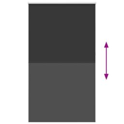 Berkfield Home Roller Blind Blackout Black 120x210 cm Fabric Width 116.6 cm Polyester - thumbnail 5
