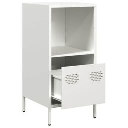 Berkfield Home Sideboard White 35x39x73.5 cm Cold-rolled Steel - thumbnail 5