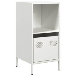 Berkfield Home Sideboard White 35x39x73.5 cm Cold-rolled Steel - thumbnail 2