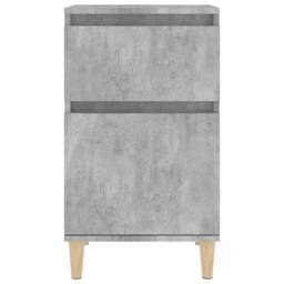 Berkfield Home Elegant Bedside Cabinet Concrete Grey 40x35x70 cm - Size: 40 x 35 x 70 cm - thumbnail 6