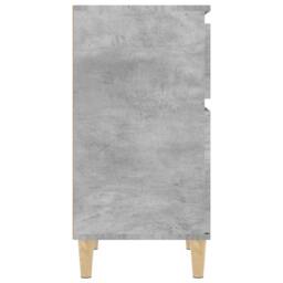 Berkfield Home Elegant Bedside Cabinet Concrete Grey 40x35x70 cm - Size: 40 x 35 x 70 cm - thumbnail 7