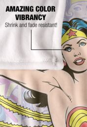 Warner Brothers Dco Wonder Woman Officially Licensed Silky Touch Super Soft Throw Blanket 152 x 127 cm in White - thumbnail 4