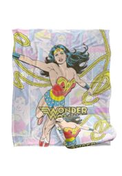 Warner Brothers Dco Wonder Woman Officially Licensed Silky Touch Super Soft Throw Blanket 152 x 127 cm in White - thumbnail 2