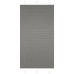 Berkfield Home Pleated Blind Anthracite 105x200 cm Fabric Width 104.4 cm Polyester in Black