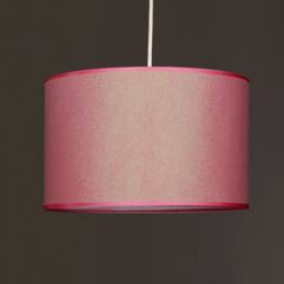 K LIVING Pink Glitter Ceiling Lamp Shade Pendant Non Electric Easy Fit Option