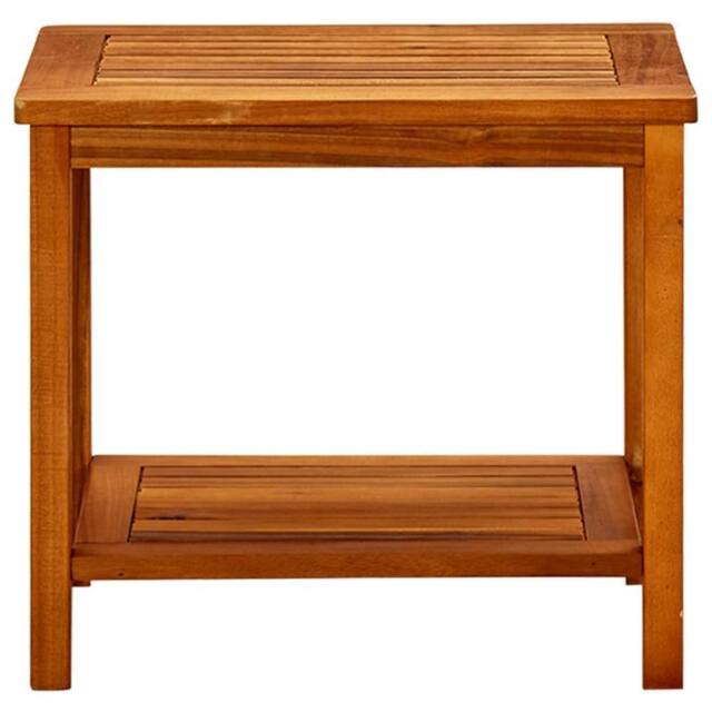 Berkfield Home Coffee Table 50x35x45 cm Solid Acacia Wood in Brown - Size: 50 x 35 x 45 cm - image 1