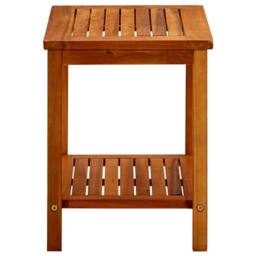 Berkfield Home Coffee Table 50x35x45 cm Solid Acacia Wood in Brown - Size: 50 x 35 x 45 cm - thumbnail 3