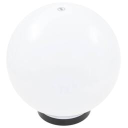 Berkfield Home LED Bowl Lamps 2 pcs Spherical 25 cm PMMA in White - thumbnail 4
