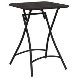 Berkfield Home 3-Piece Folding Bistro Set in Anthracite Steel - thumbnail 6